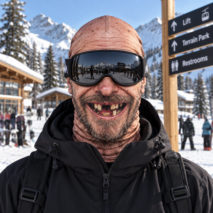 SnowMugs Funny Face Ski Mask